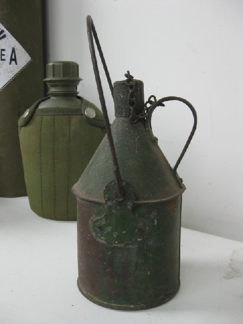 CANNISTER, Army - Green Metal